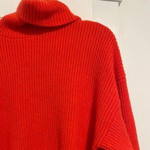 Zara chunky knit high neck sweater